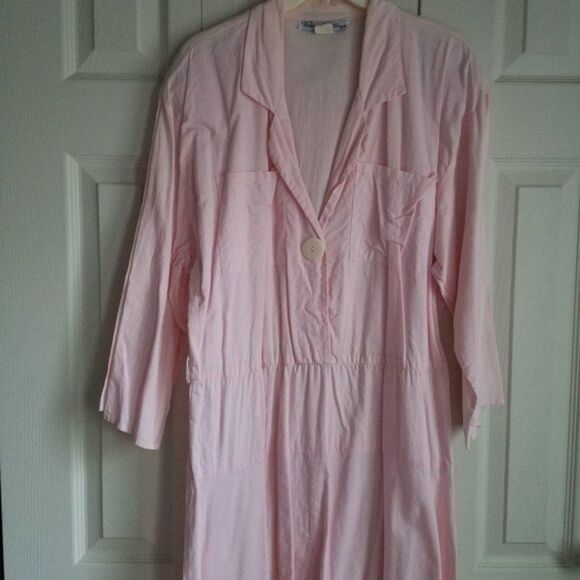 Vintage Victoria Billings Pink Midi Dress Size 18 - Picture 3 of 8